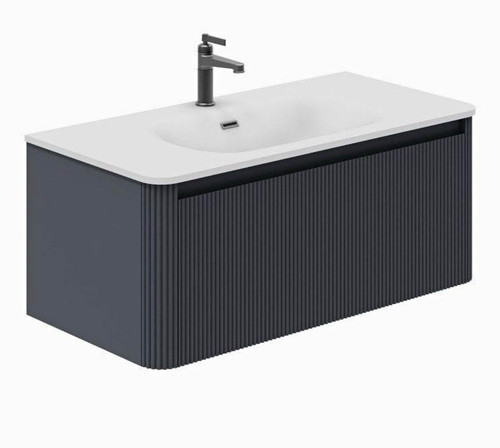 Wave ribbed wall - ribbed, mounted