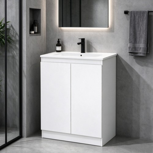 500mm freestanding vanity unit - freestanding,