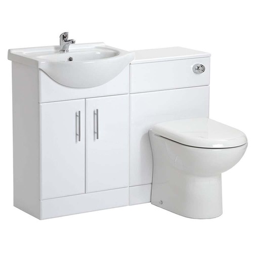 Vanity unit with combined - unit,