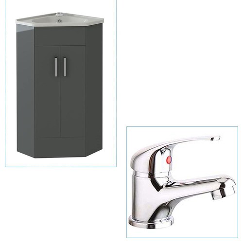 Cabinet vanity unit sink basin - cabinet,