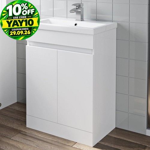 600mm freestanding vanity unit - vanity,