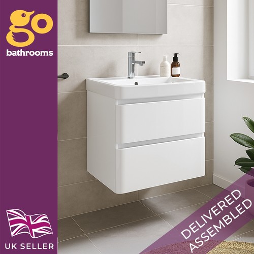 600mm wall hung bathroom - 600mm,