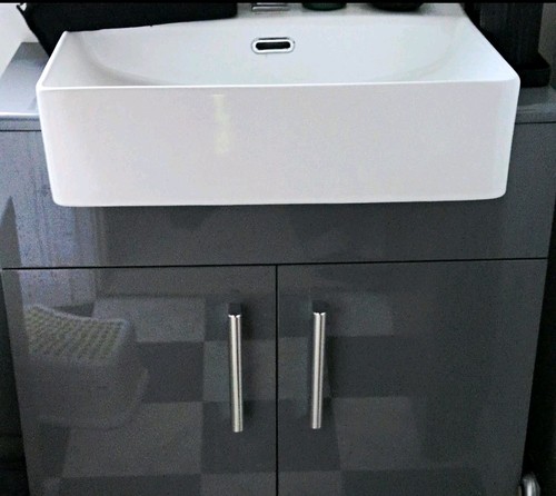 Artis luna grey gloss single - artis,
