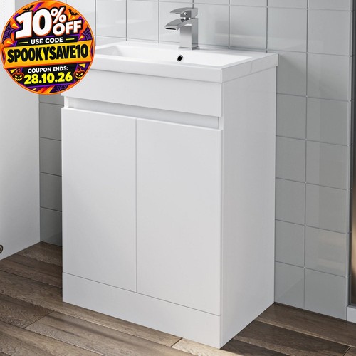 600mm freestanding vanity unit - freestanding,
