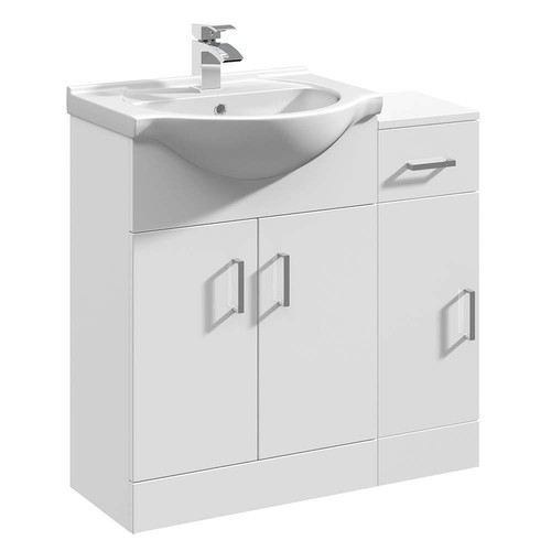 Bathroom vanity unit with sink - unit,