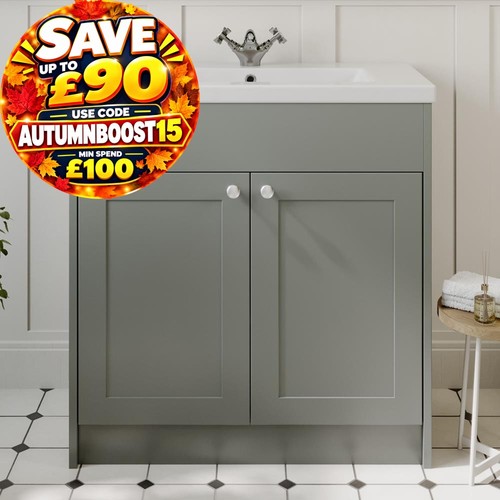 800mm traditional bathroom - traditional,