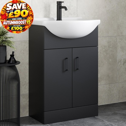Freestanding vanity unit with - freestanding,