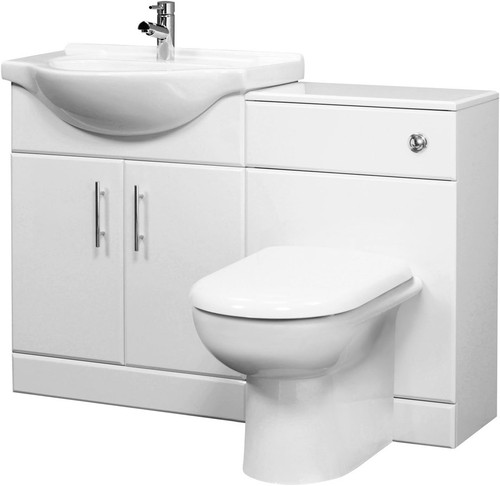Vanity unit basin - sink, toilet
