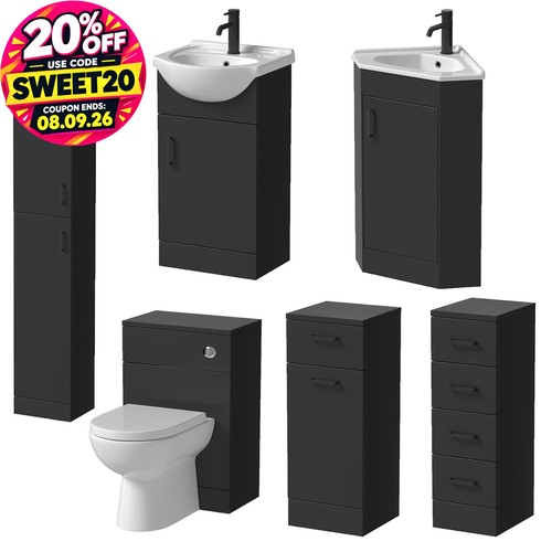 Bathroom vanity toilet - bathroom, storage