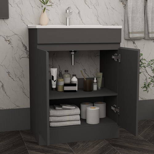 Freestanding 600mm grey - 600mm,