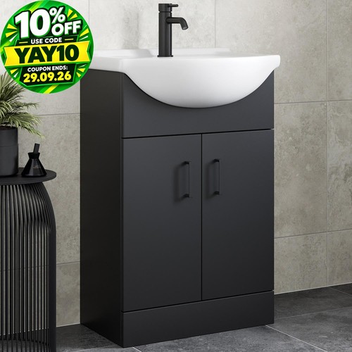 Freestanding vanity unit with - freestanding,