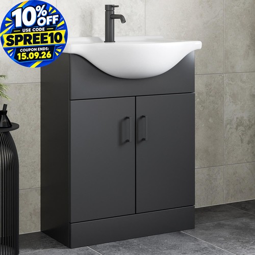 650mm freestanding vanity unit - 650mm,