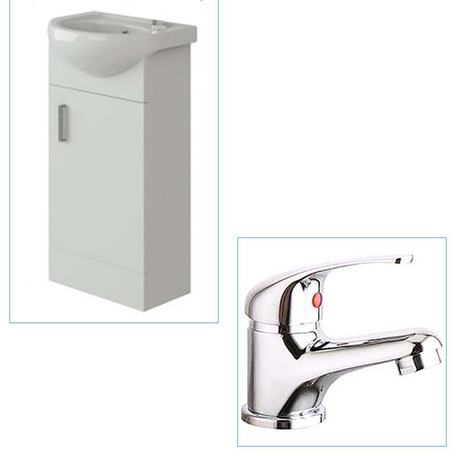 Bathroom cabinet vanity unit - vanity,