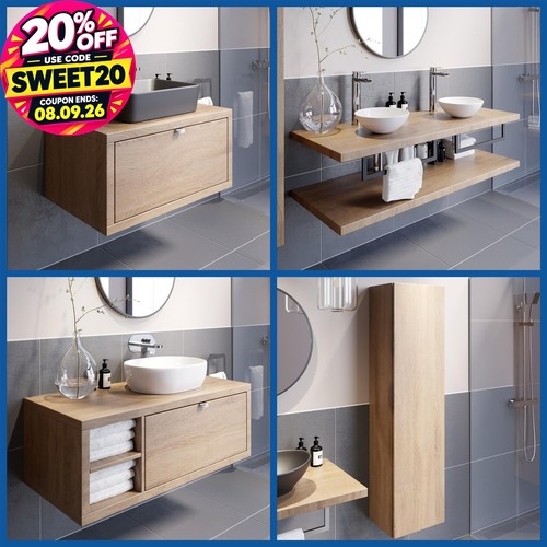 Wood bathroom furniture - wood, vanity