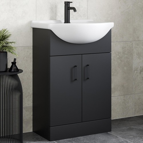 Freestanding vanity unit with - freestanding,