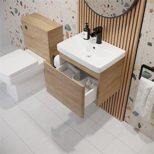 Wall mounted bathroom vanity - bathroom,