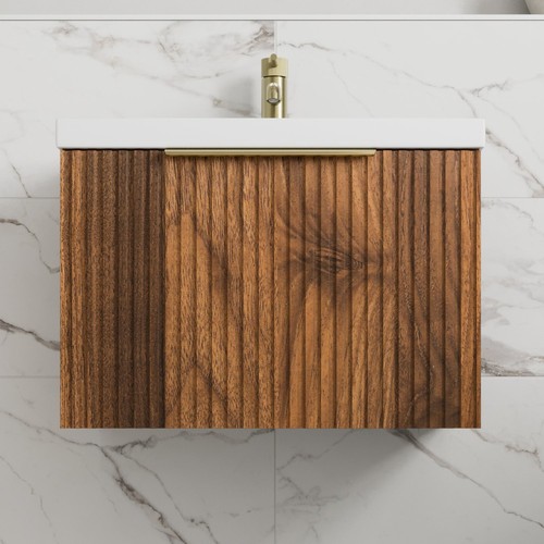 Fluted 600mm bathroom vanity - 600mm,