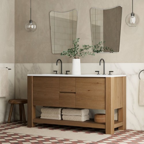 Modern wall mounted solid - mounted,