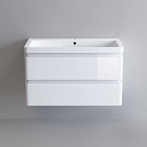 Bathroom built sink basin - in,